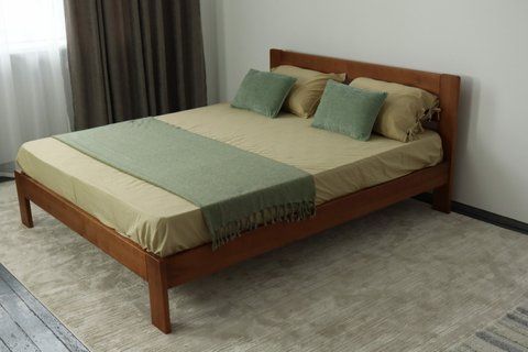 Ліжко ЕКО в кольорі "Вишня" 160х200 E-13 фото